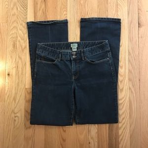 Gap dark bootcut jeans- 8